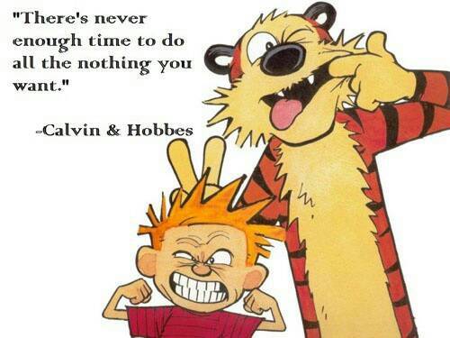 Calvin and Hobbes :') - meme