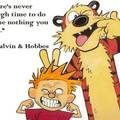 Calvin and Hobbes :')
