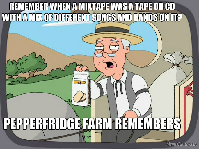 Now they're just CDs of underground rappers trying to sell their crappy music on us - meme