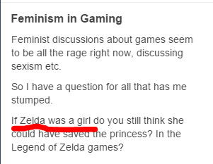 Why People Don't Take Feminists in Gaming Seriously - meme
