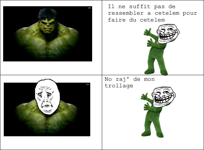 Hulk VS Credito - meme