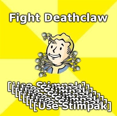 death by claw - meme