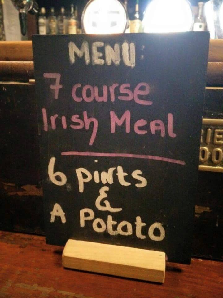 True Irish meal! - meme