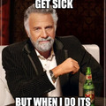 sill = sick and ill