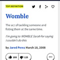 Oh womble