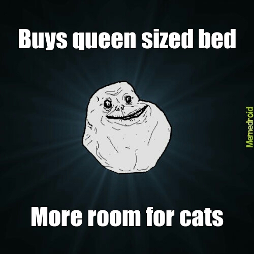 More room for cats - meme
