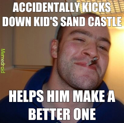 I just did this yesterday at the beach. - meme