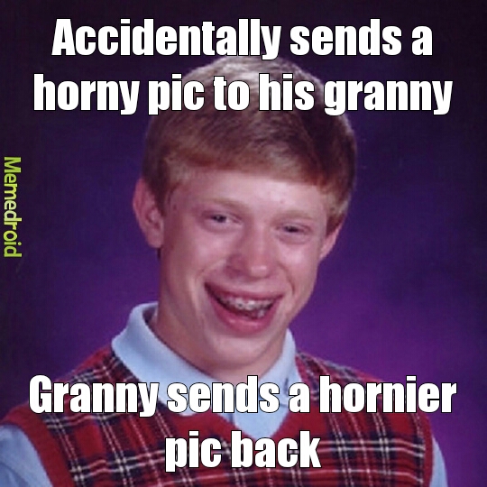 horny granny - meme