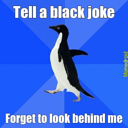 Black joke - meme