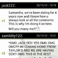 jack222 and samkitty123 forever <3