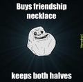 FOREVER ALONE NECKLACE