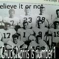 chuck norris is number 1