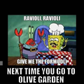 I'm tempted but...olive garden sucks