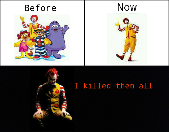 Ronald mc donalds - meme