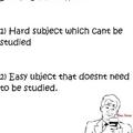 2 .types of subjects we study