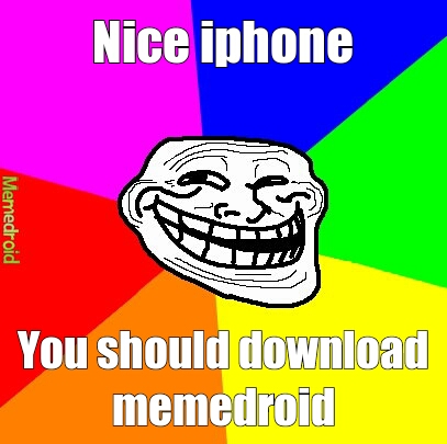 iPhone can't - meme