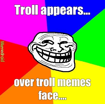 A Wild troll appears - meme