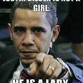 Obama style.. hes a lady!