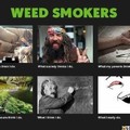 Weed Smokers Depiction