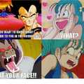 Vegeta will eat your face