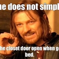 closet door