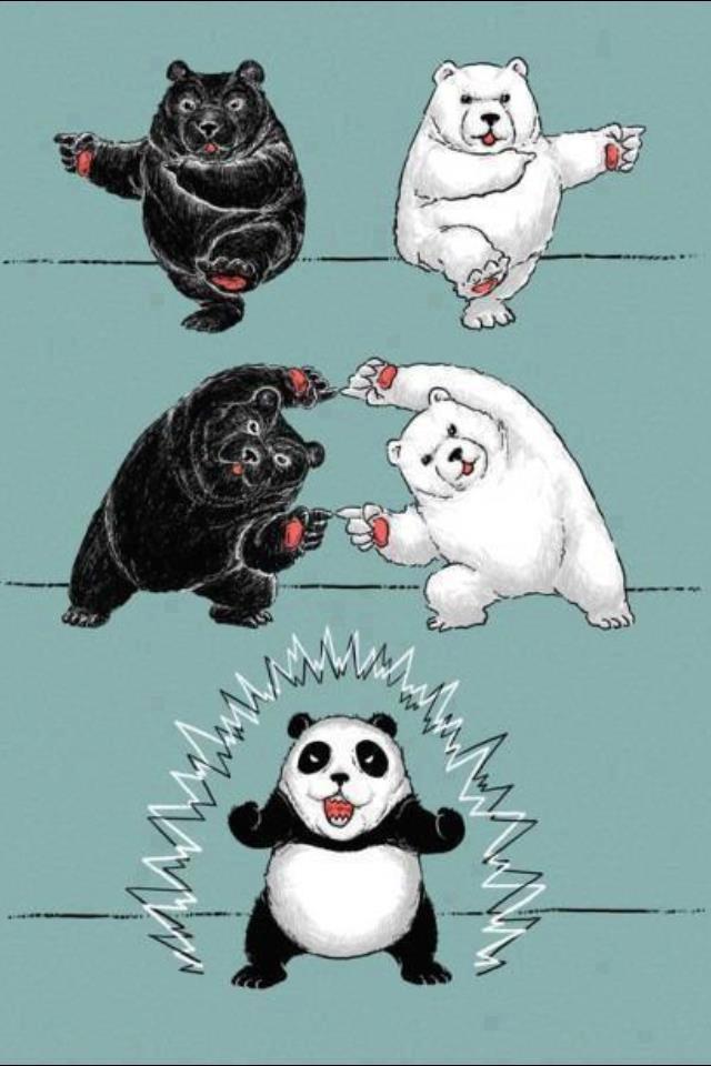 ecco come nasce il panda - meme