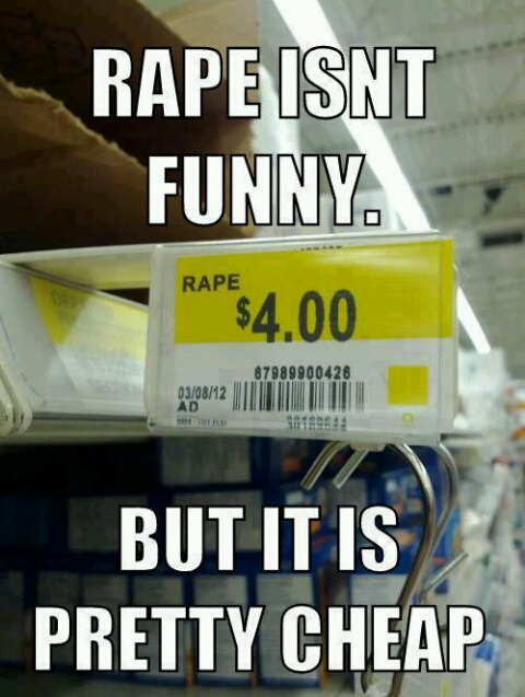 cheap rape - meme