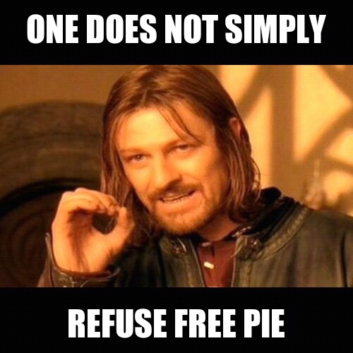free pie - meme