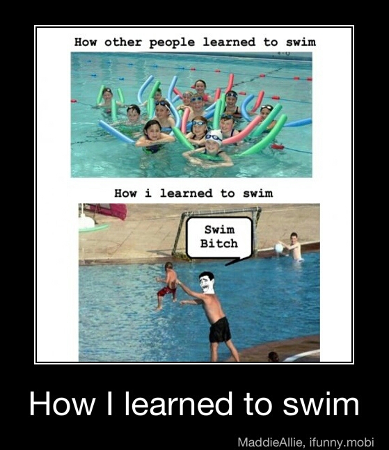 swiming - meme