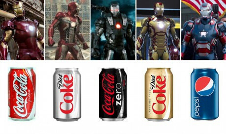 iron man to coke - meme