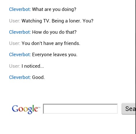 Cleverbot made me cry... - meme