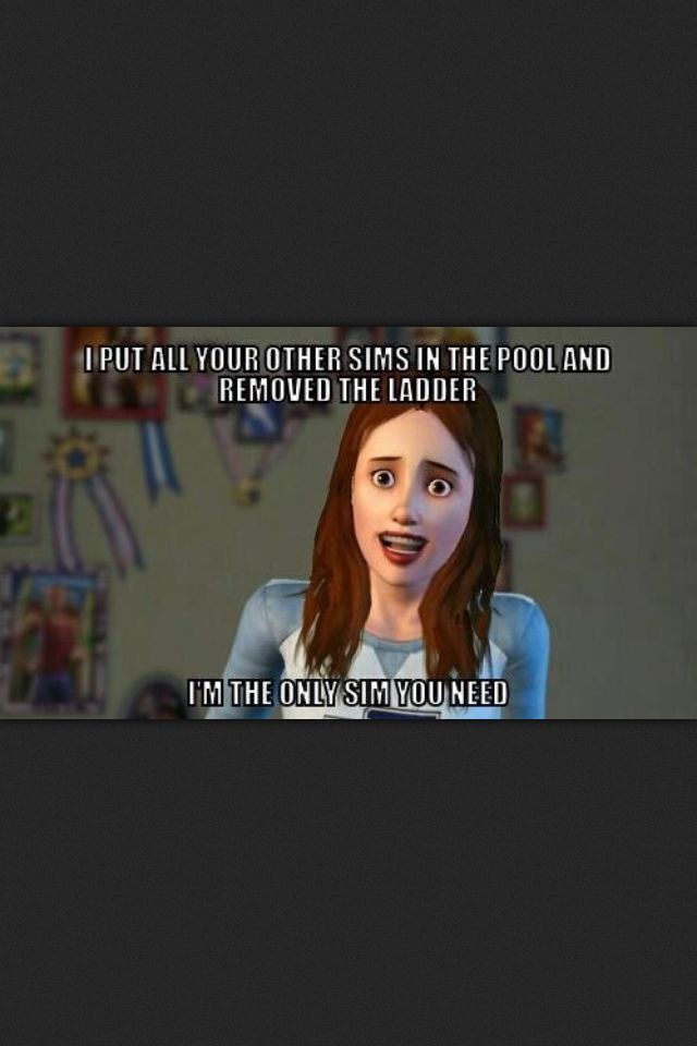 Overly attached sim - meme
