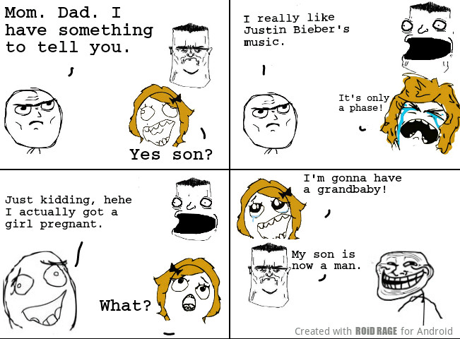 How to tell your parents... - meme