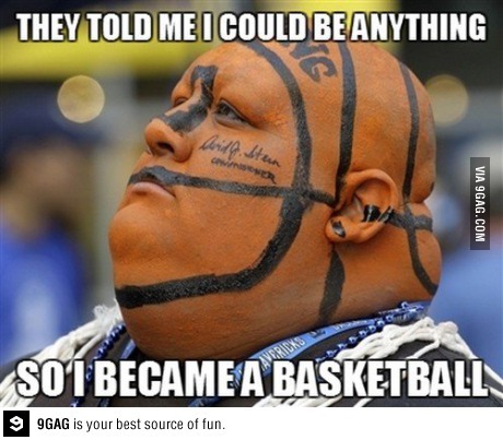 so I became a basketball - meme