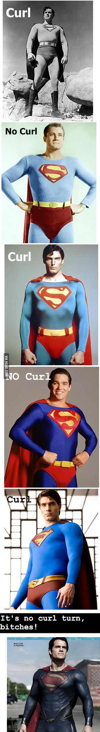 no curl this time! - meme