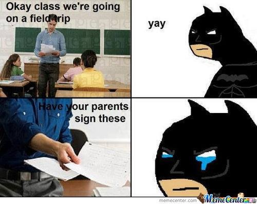 Poor batman  - meme