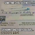 got a check for you