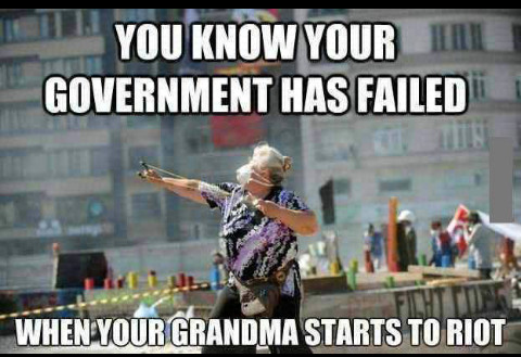 Crazy granma x_O - meme