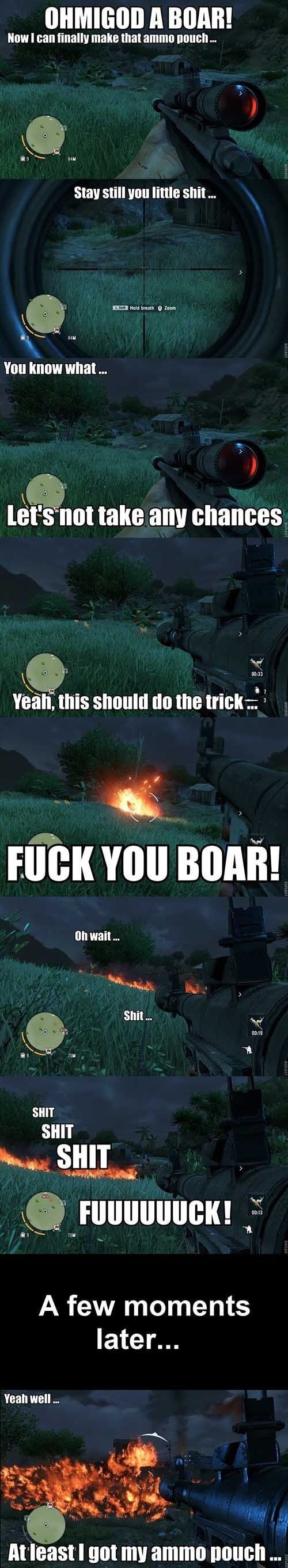 Yeah boar fuck you - meme