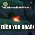 Yeah boar fuck you