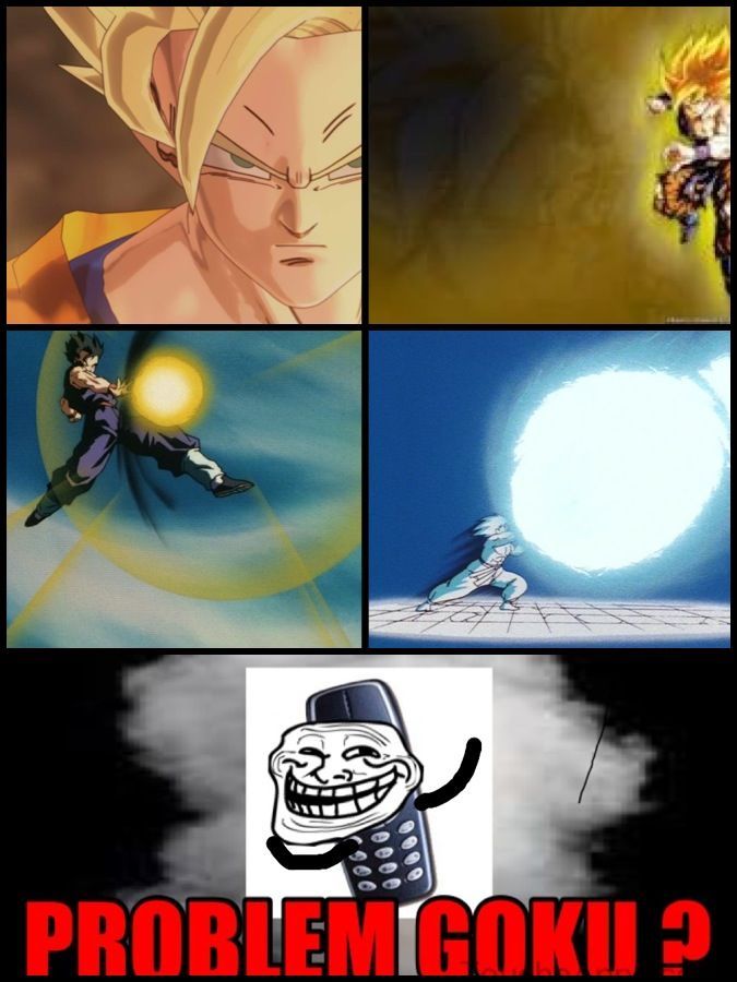 Goku vs Nokia , by moi - Meme by snowcocktail :) Memedroid