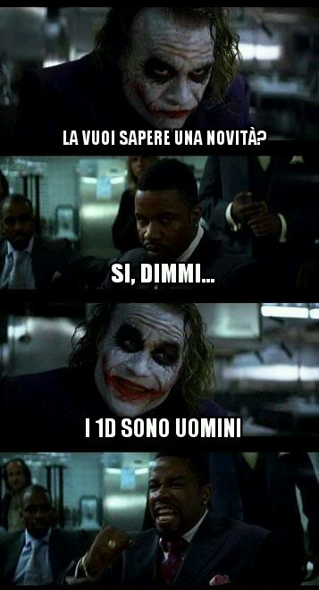 Joker e gli 1D - meme