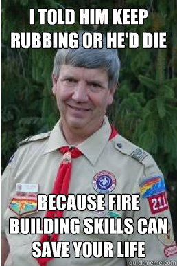 Creepy Scout Leader - meme