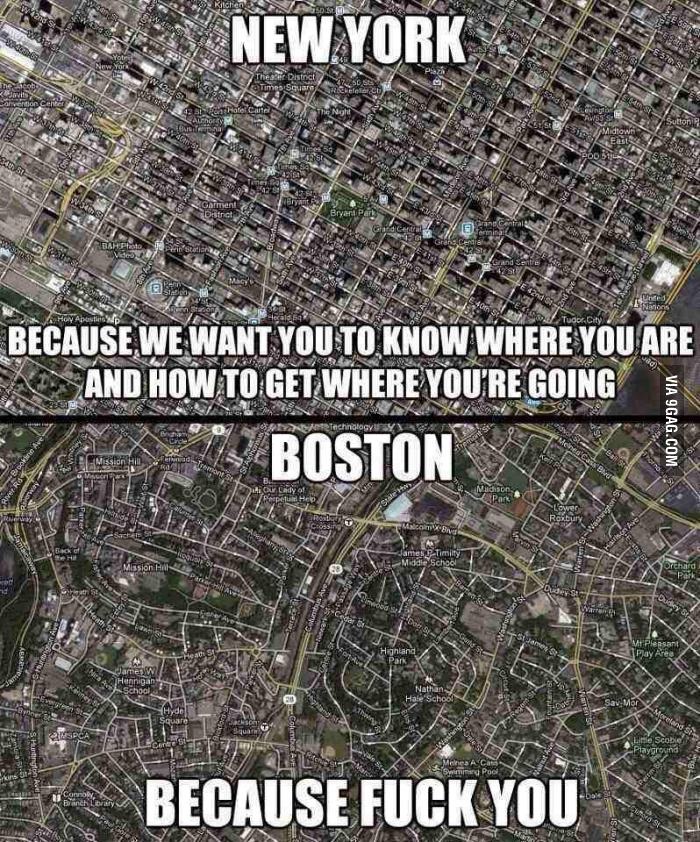 Boston Vs. New York - meme