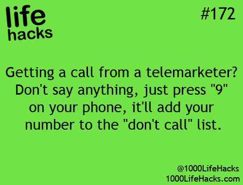 stop telemarketing - meme