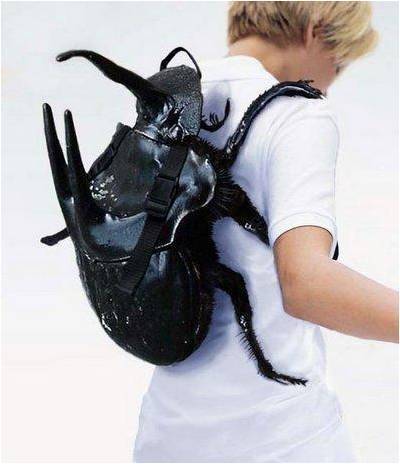 Cool beetle backpack! Or is it? O_o - meme