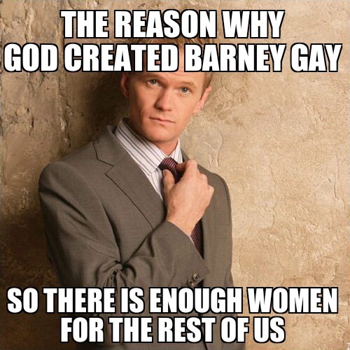 Barney, Barney and Barney - meme