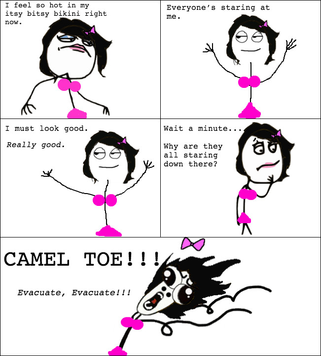 Camel toes should only be for camels. - meme
