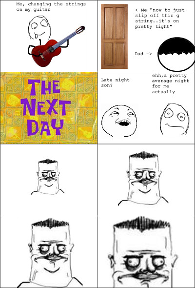 bedroom guitarist problems - meme