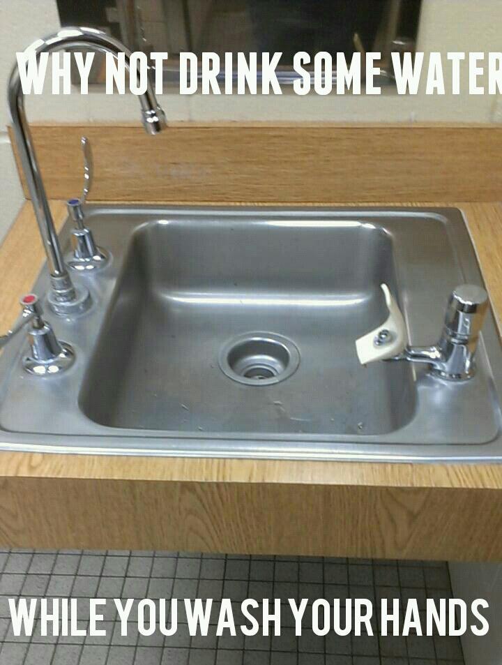 I felt awkward trying it while people behind me were taking a piss... - meme